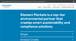 Desktop Screenshot of elementmarkets.com